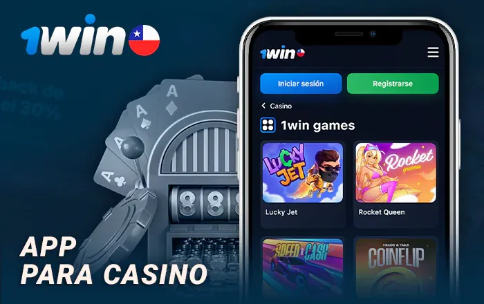 Catálogo de tragamonedas de 1win en la aplicación móvil